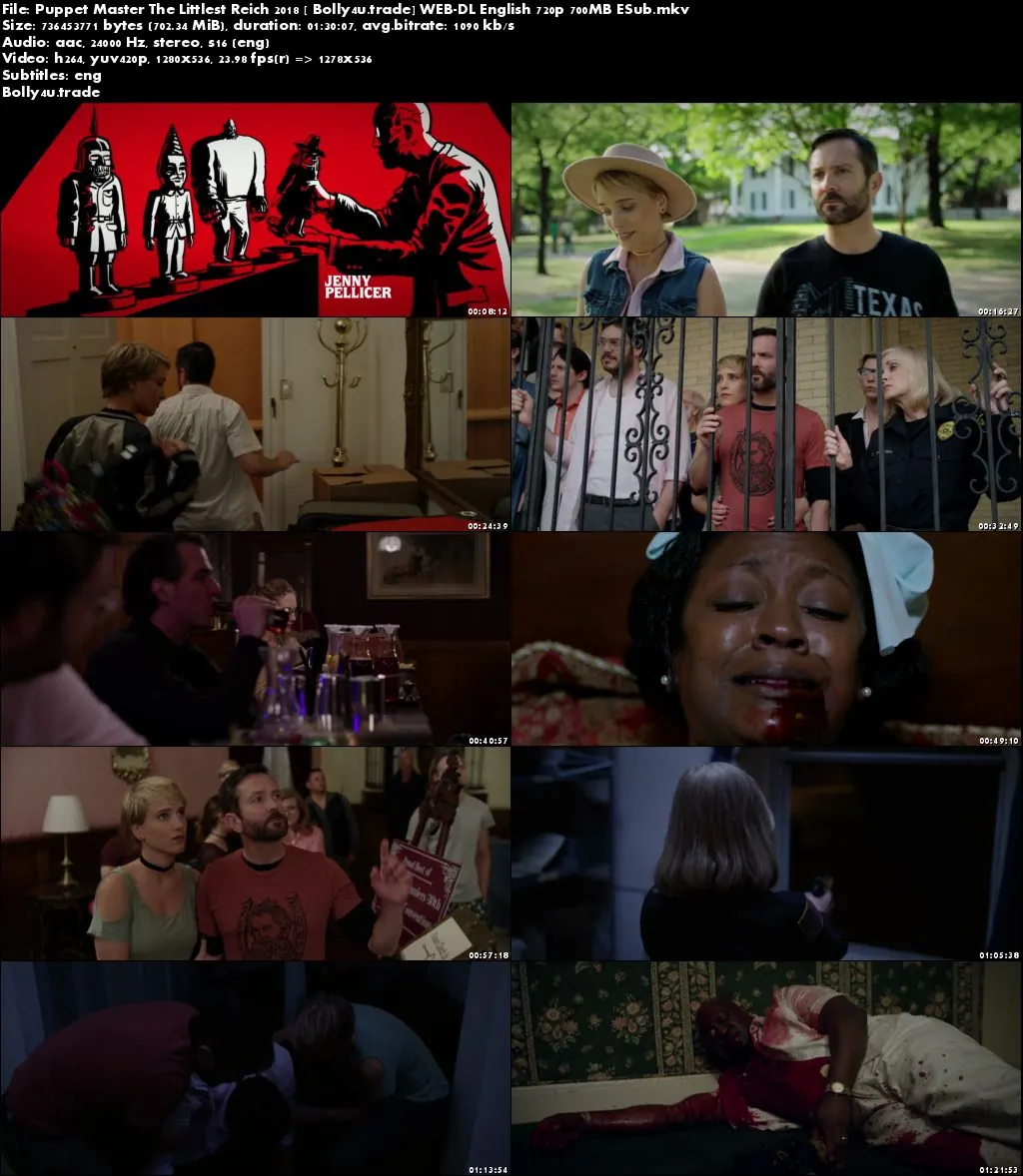 Puppet Master The Littlest Reich 2018 WEB-DL 700MB English 720p ESub Download