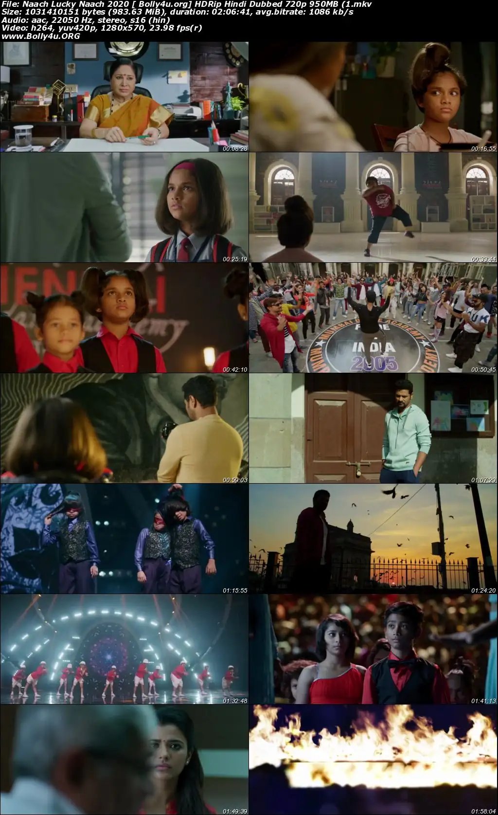 Naach Lucky Naach 2020 HDRip 950MB Hindi Dubbed 720p Download