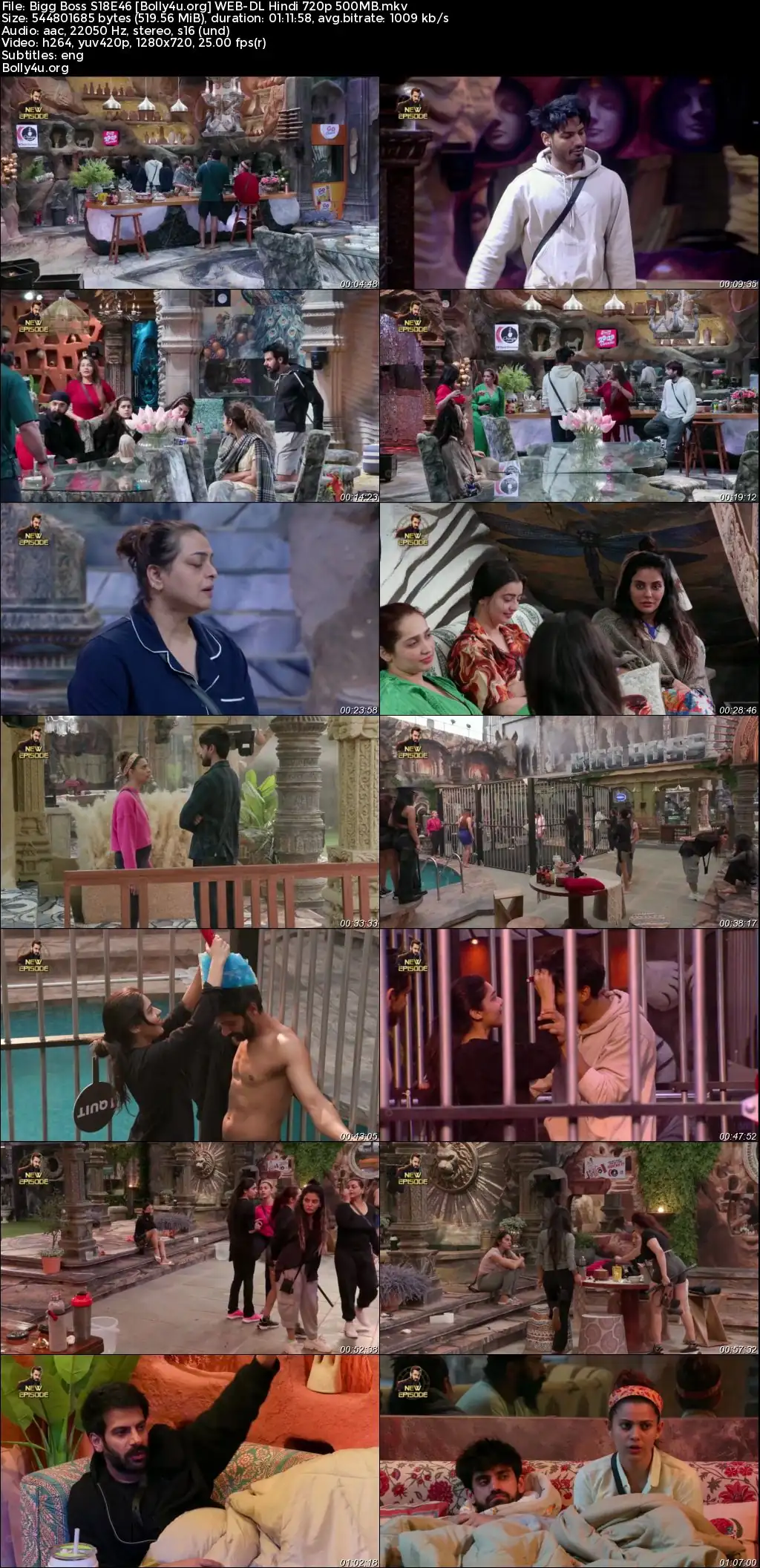 Bigg Boss 2024 WEB-DL Hindi S18E46 Download 720p  480p