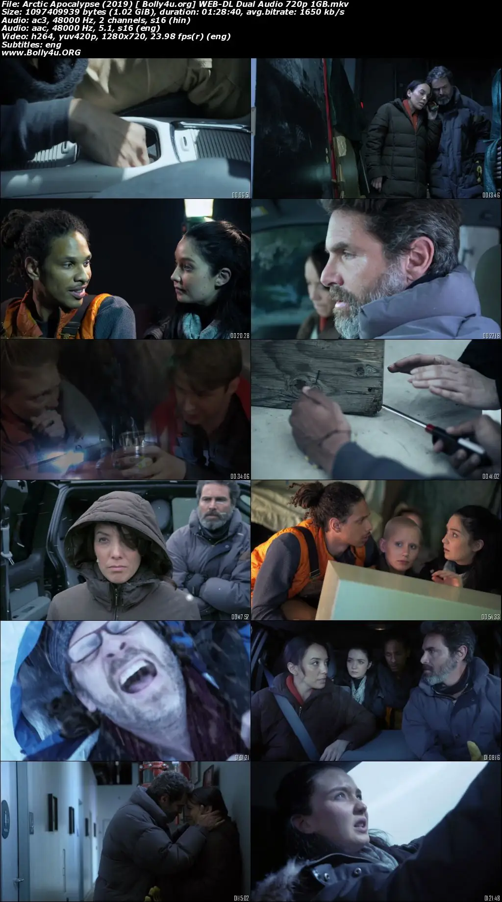 Arctic Apocalypse 2019 WEB-DL Hindi Dual Audio Full Movie Download 720p  480p
