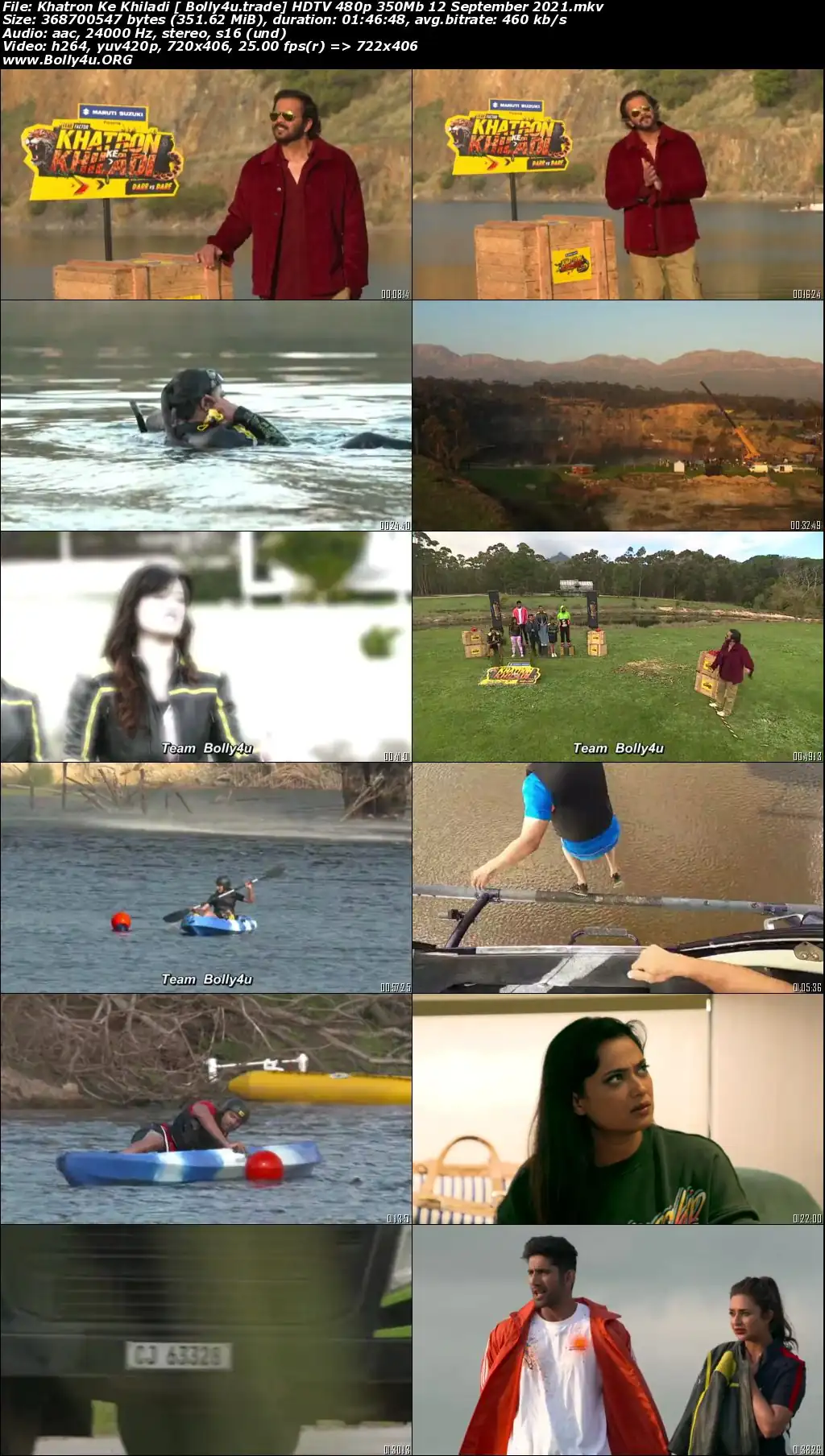 Khatron Ke Khiladi HDTV 480p 350Mb 12 September 2021 Download
