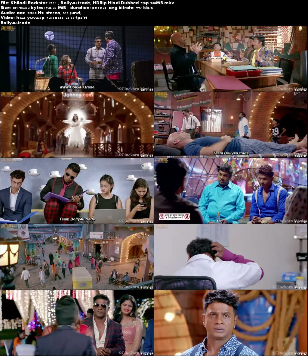 Khiladi Rockstar 2018 HDRip 300Mb Full Hindi Dubbed Movie Download 480p