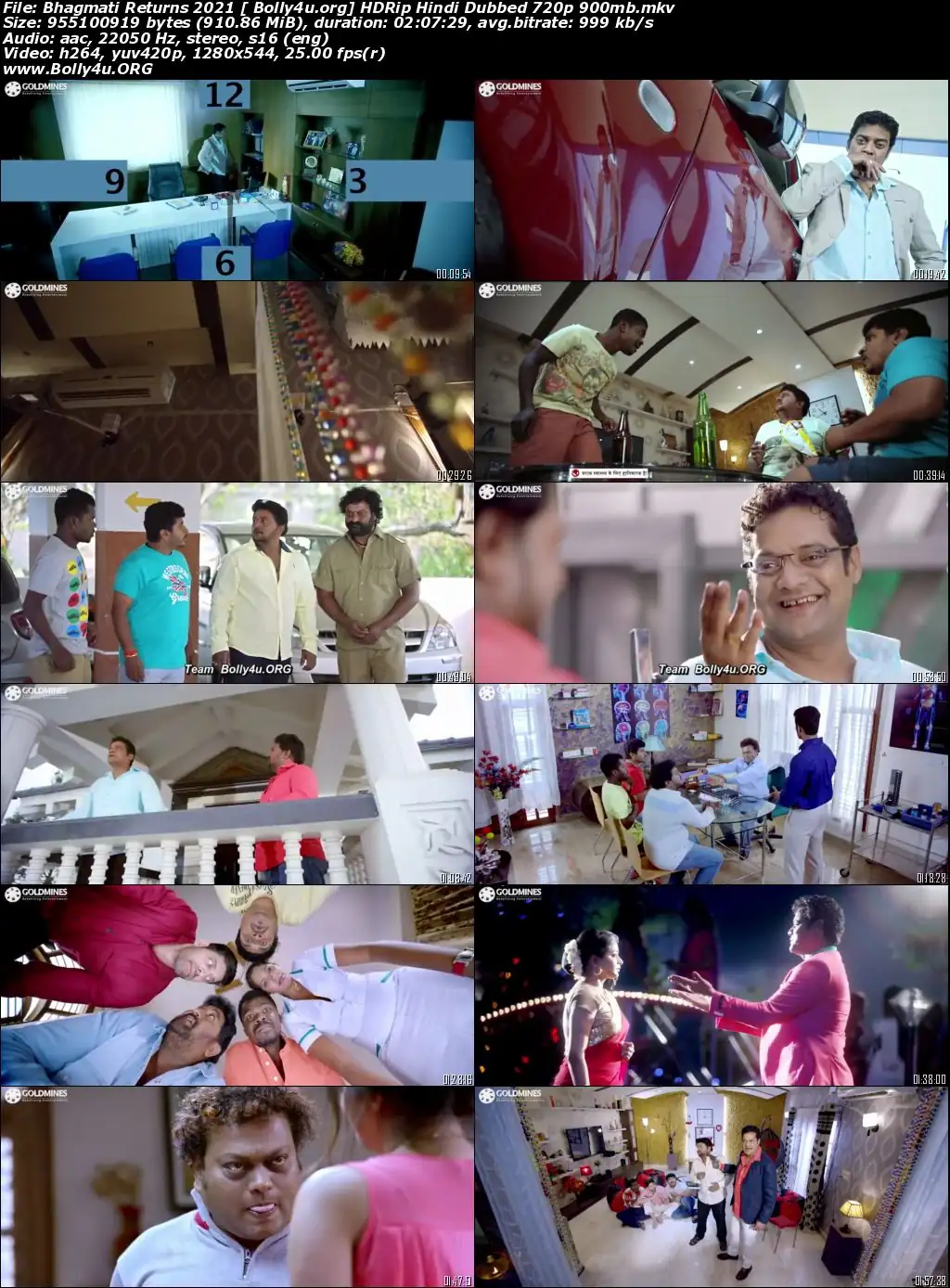 Bhagmati Returns 2021 HDRip 900Mb Hindi Dubbed 720p Download