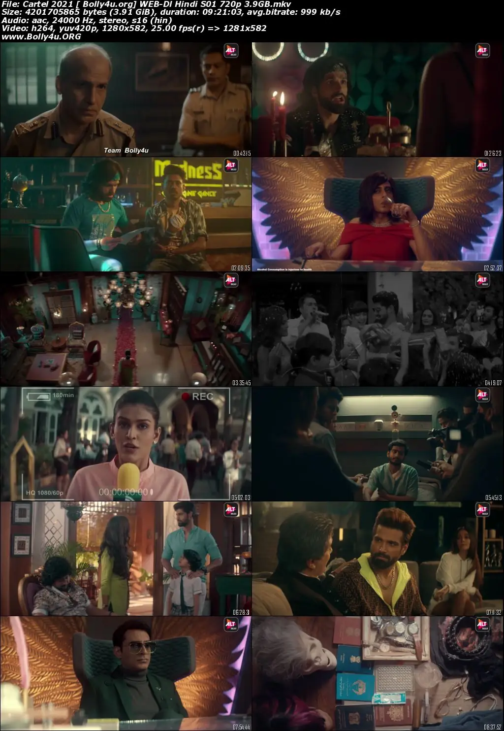 Cartel 2021 WEB-DL 1.6GB Hindi S01 Complete Download 480p
