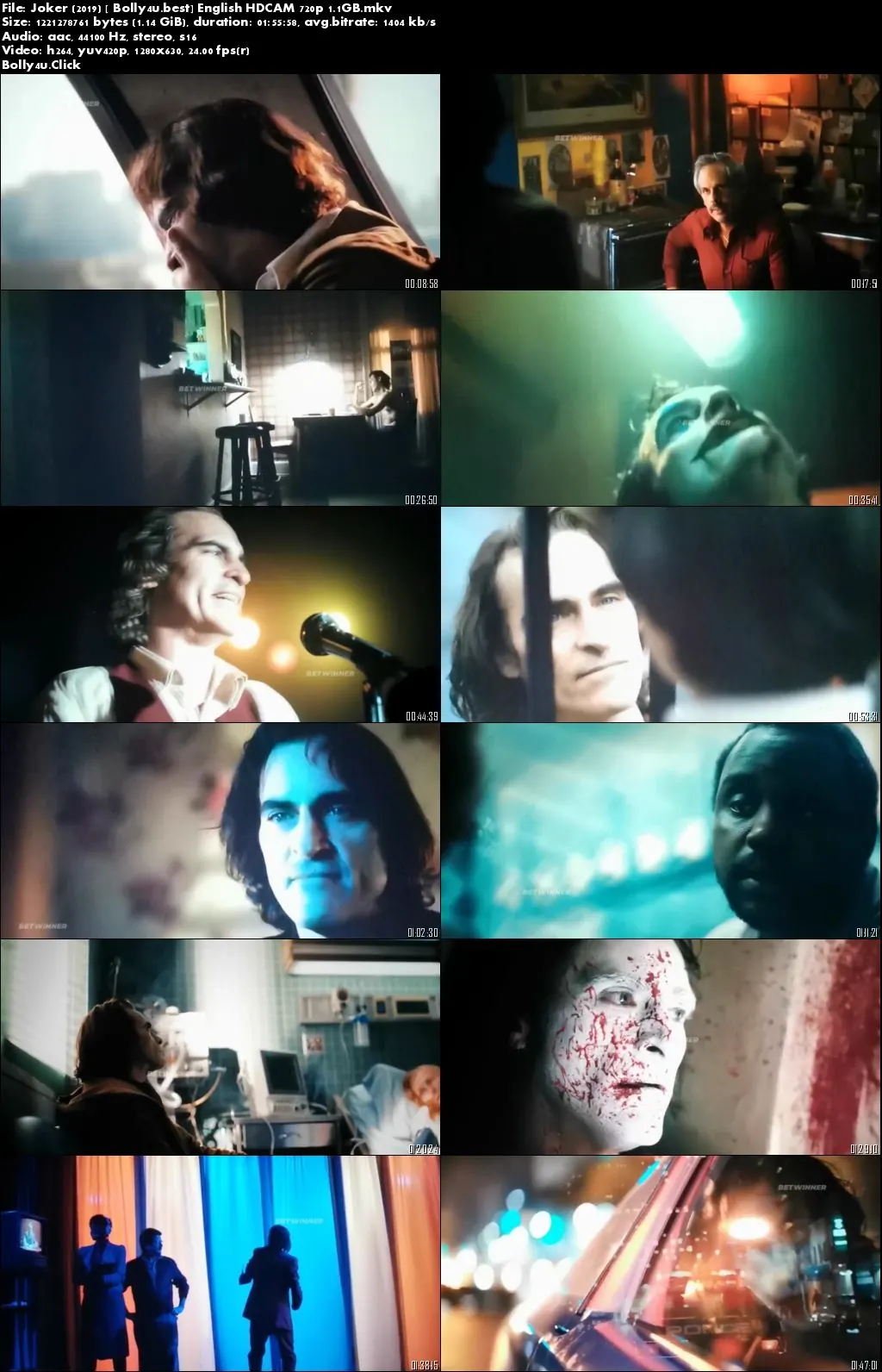 Joker 2019 HDCAM 1.1Gb English 720p Download