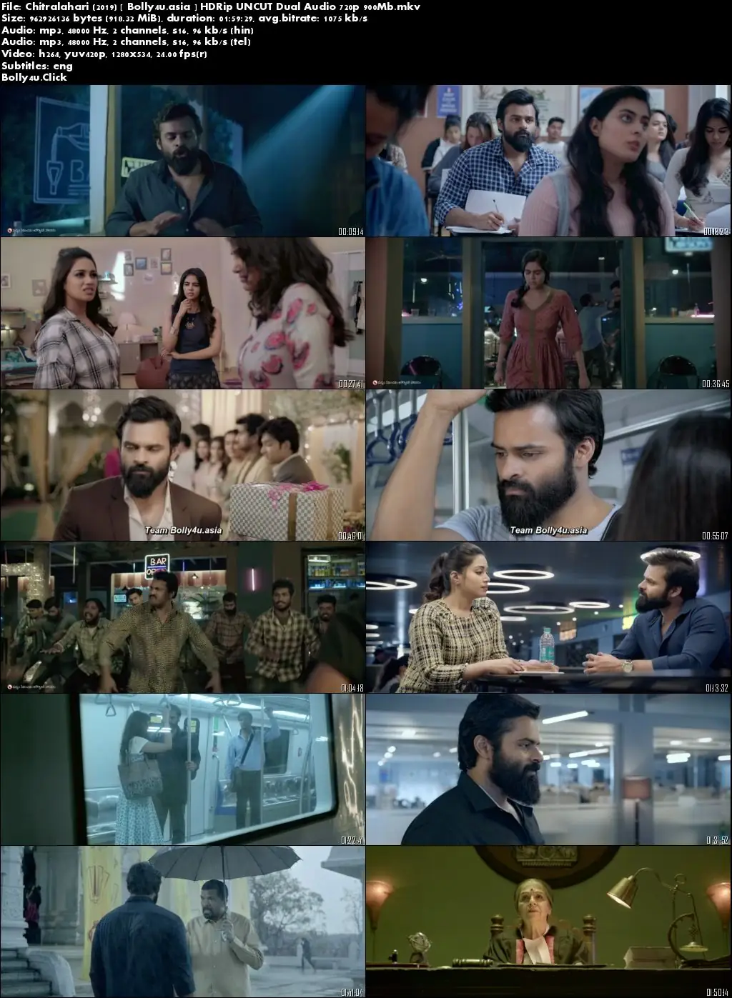 Chitralahari 2019 HDRip 900Mb UNCUT Hindi Dual Audio 720p Download