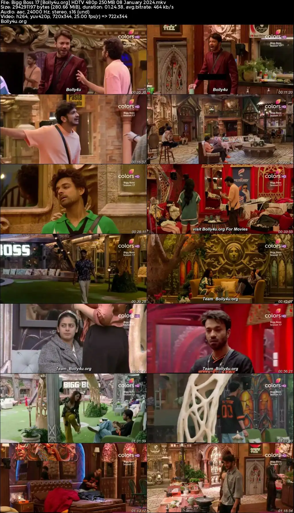 Bigg Boss 17 HDTV 480p 250MB 08 January 2024 Download Bigg Boss 17 HDTV 480p 250MB 08 January 2024 Download
