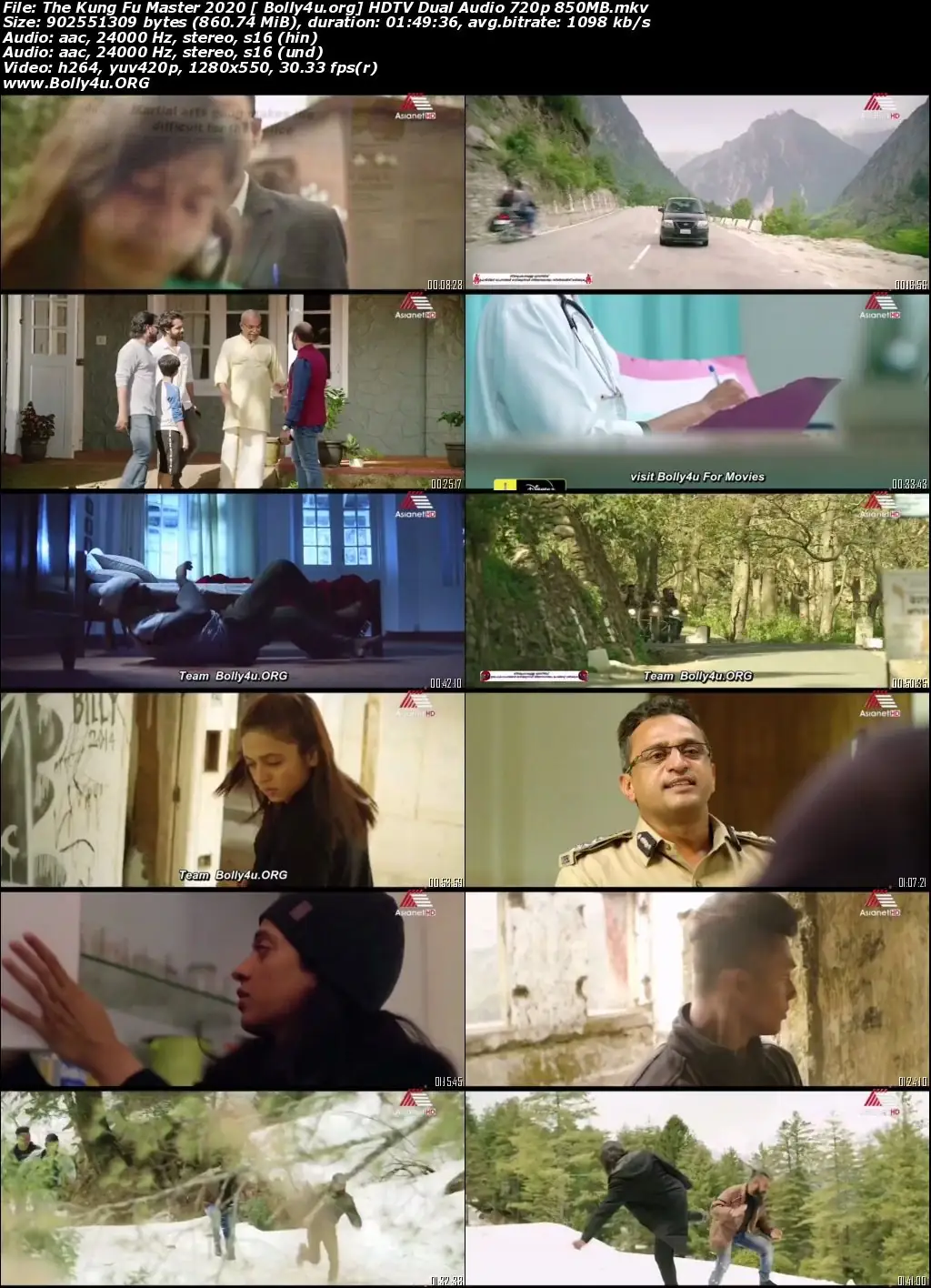 The Kung Fu Master 2020 HDTV 850Mb Hindi Dual Audio 720p Download