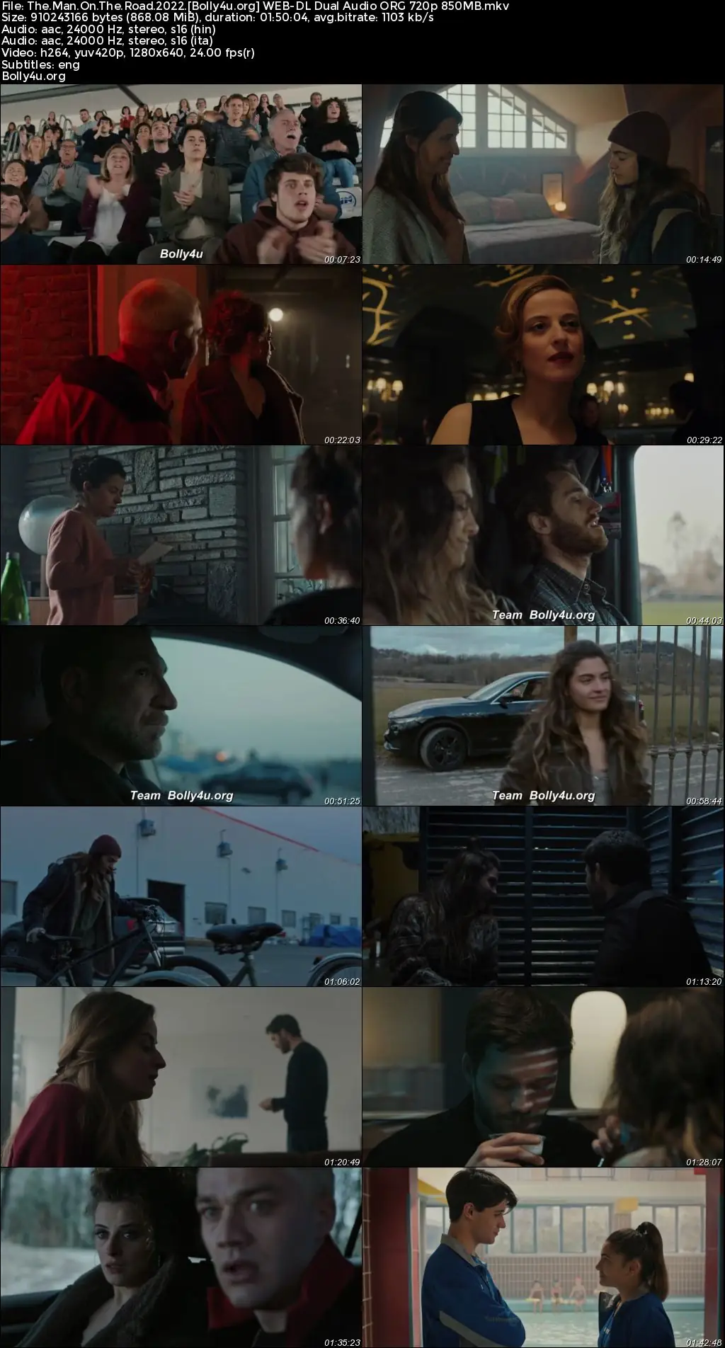 The Man On The Road 2022 WEB-DL Hindi Dual Audio ORG Full Movie Download 1080p  720p  480p