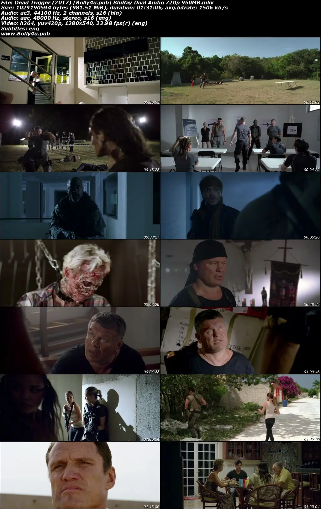 Dead Trigger 2017 BluRay Hindi Dual Audio Full Movie Download 720p  480p