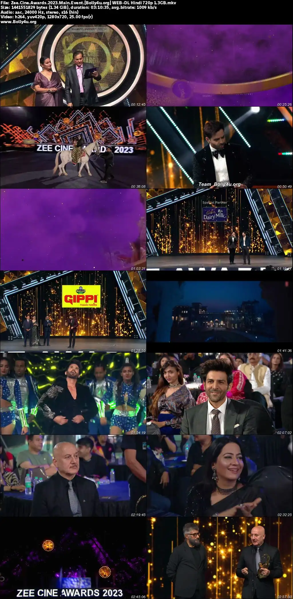 Zee Cine Awards 2023 WEB-DL Main Event 720p 480p Download