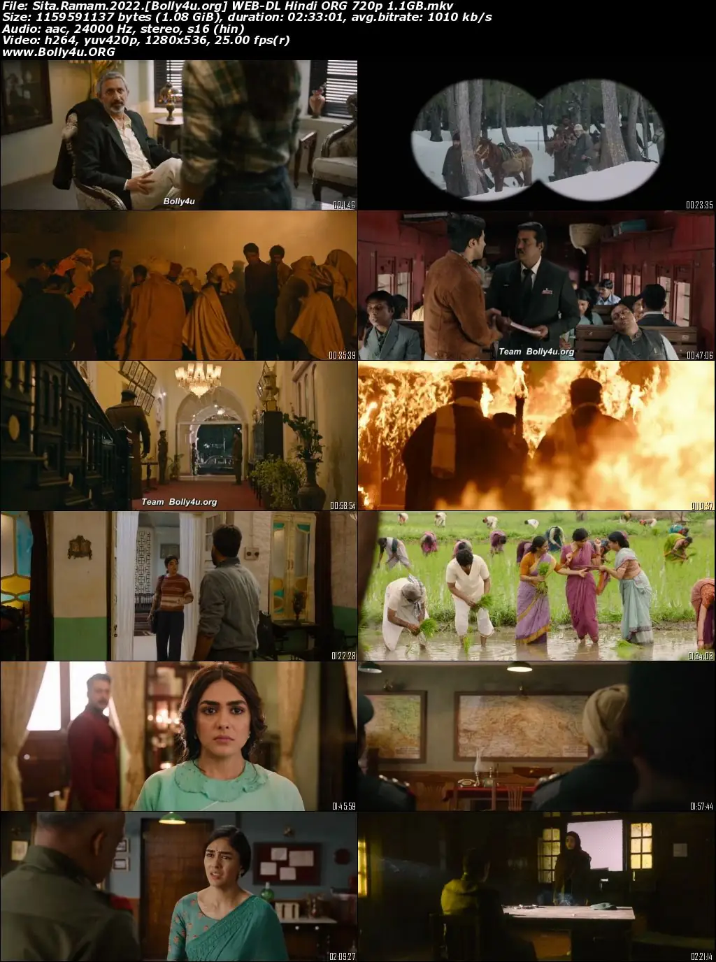 Sita Ramam 2022 WEB-DL Hindi ORG Full Movie Download 1080p  720p  480p