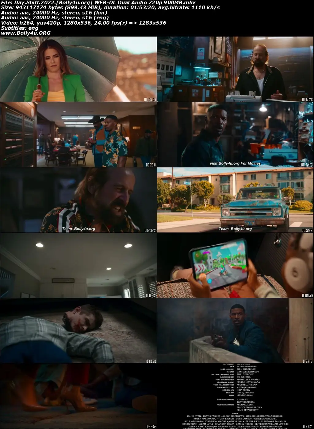 Day Shift 2022 WEB-DL Hindi Dual Audio ORG Full Movie Download 1080p  720p  480p