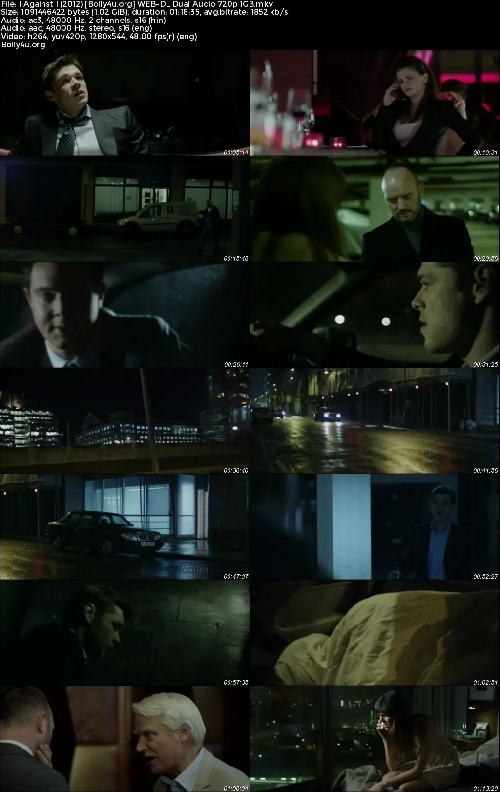 I Against I 2012 WEB-DL Hindi Dual Audio Full Movie Download 720p  480p