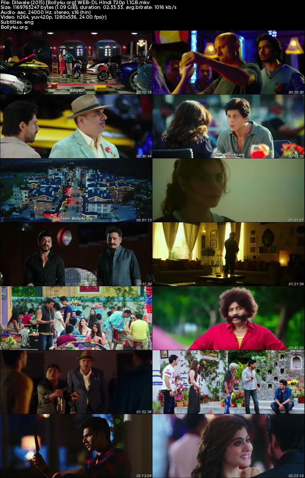 Dilwale 2015 WEB-DL Hindi Full Movie Download 1080p  720p  480p