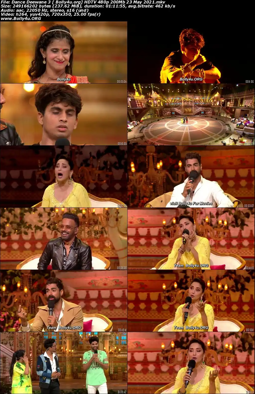 Dance Deewane 3 HDTV 480p 200Mb 23 May 2021 Download