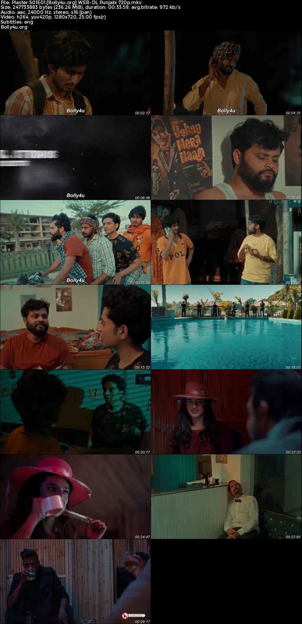 Plaster 2024 WEB-DL Punjabi S01 Complete Download 720p  480p