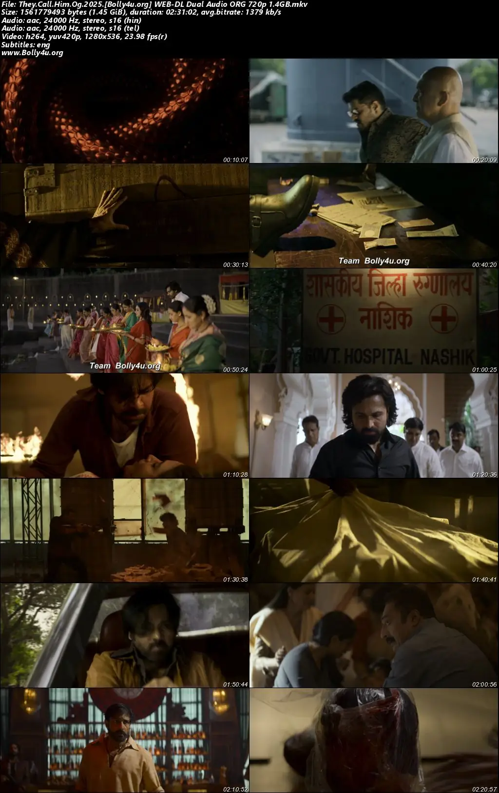 They Call Him OG 2025 WEB-DL UNCUT Hindi Dual Audio Full Movie Download 1080p  720p  480p
