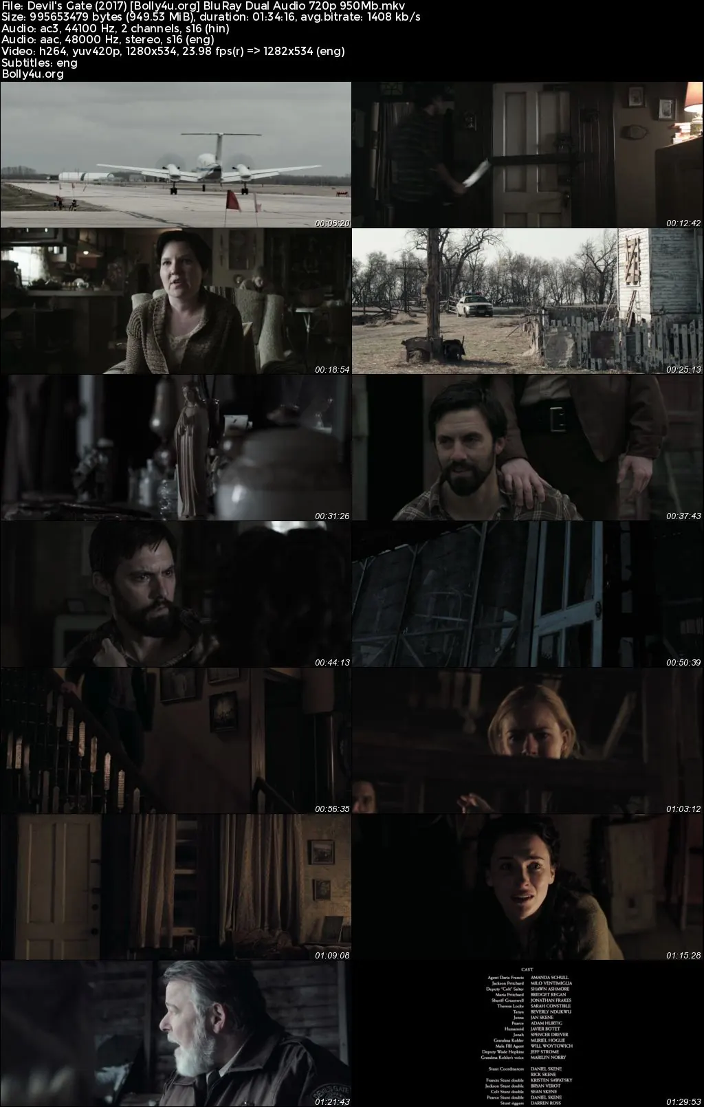 Devils Gate 2017 BluRay Hindi Dual Audio Full Movie Download 720p  480p