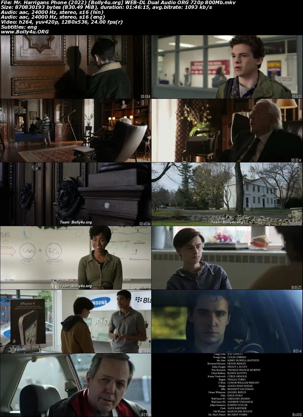 Mr Harrigans Phone 2022 WEB-DL Hindi Dual Audio ORG Full Movie Download 1080p  720p  480p