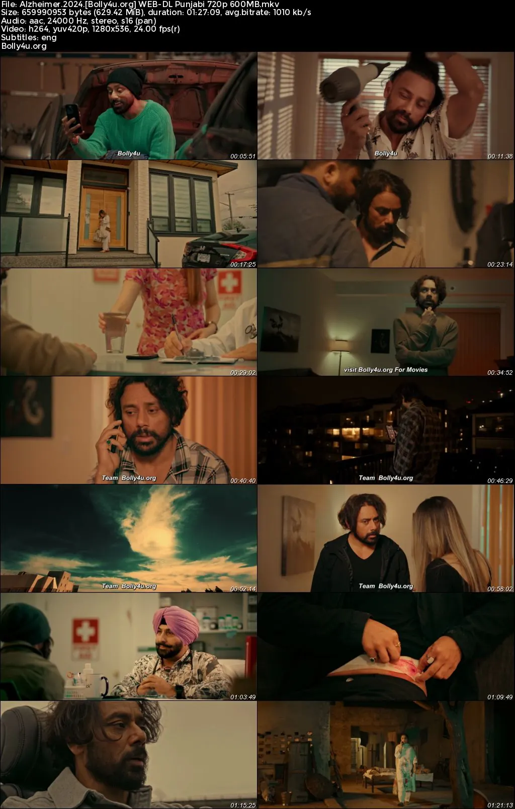Alzheimer 2024 WEB-DL Punjabi Full Movie Download 1080p  720p  480p