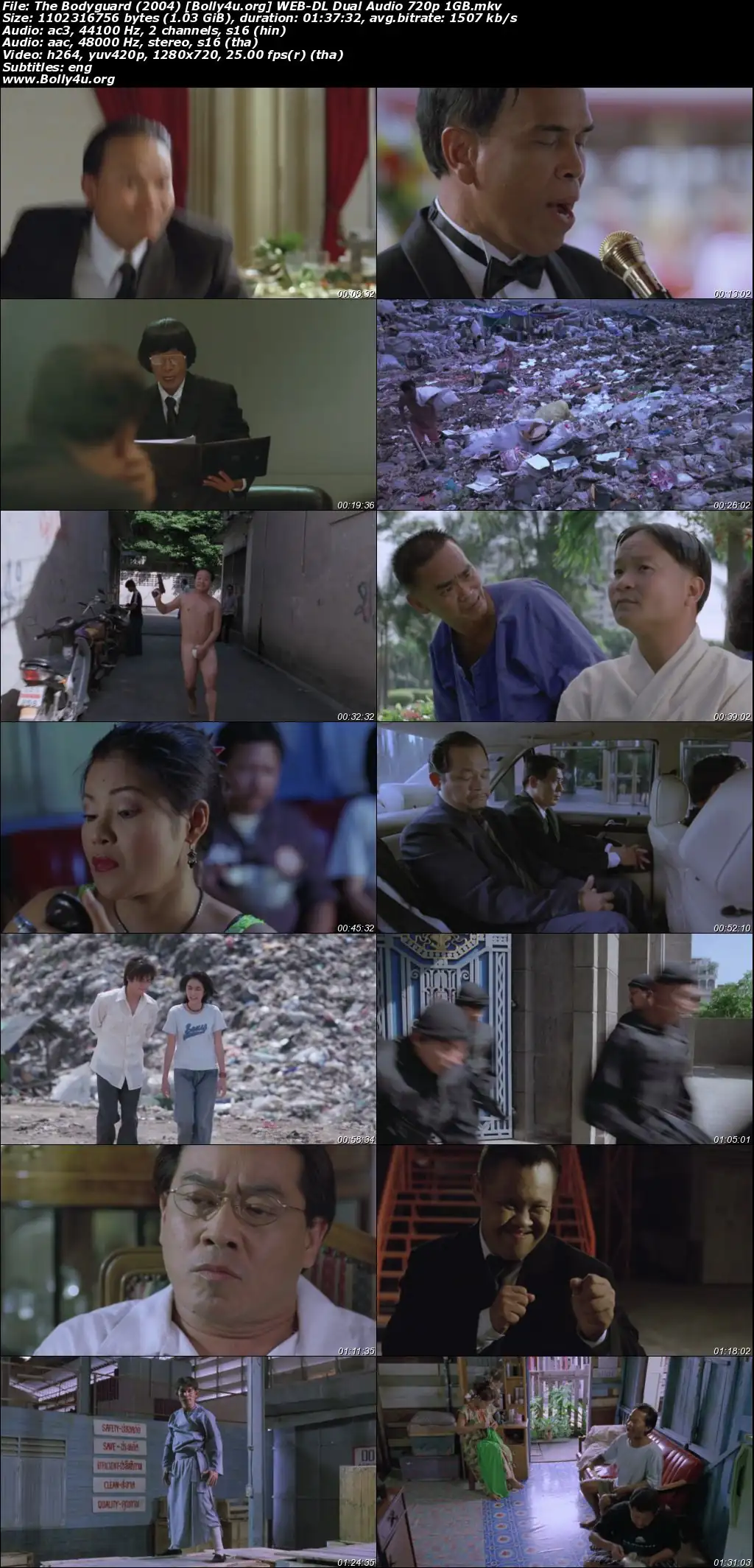 The Bodyguard 2004 WEB-DL Hindi Dual Audio Full Movie Download 720p  480p