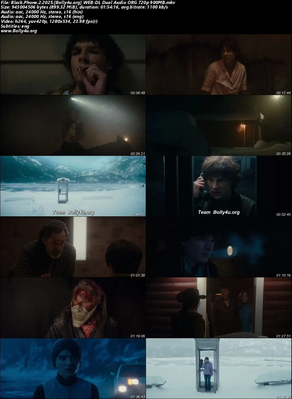 Black Phone 2 2025 WEB-DL Hindi Dual Audio ORG Full Movie Download 1080p  720p  480p