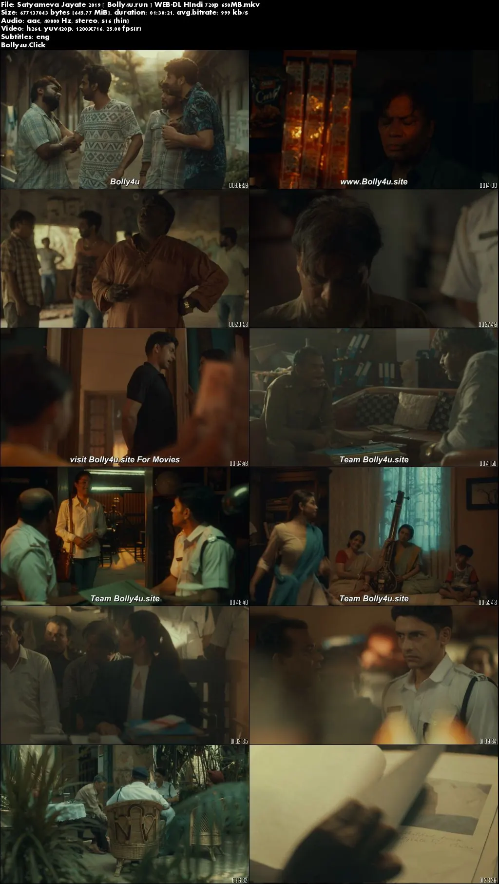 Satyameva Jayate 2019 WEB-DL 650Mb Full Hindi Movie Download 720p