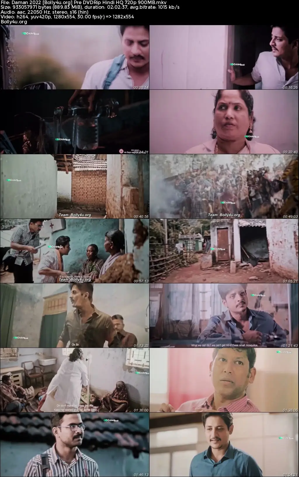 Daman 2022 Pre DVDRip Hindi HQ Dubbed Full Movie Download 1080p  720p  480p