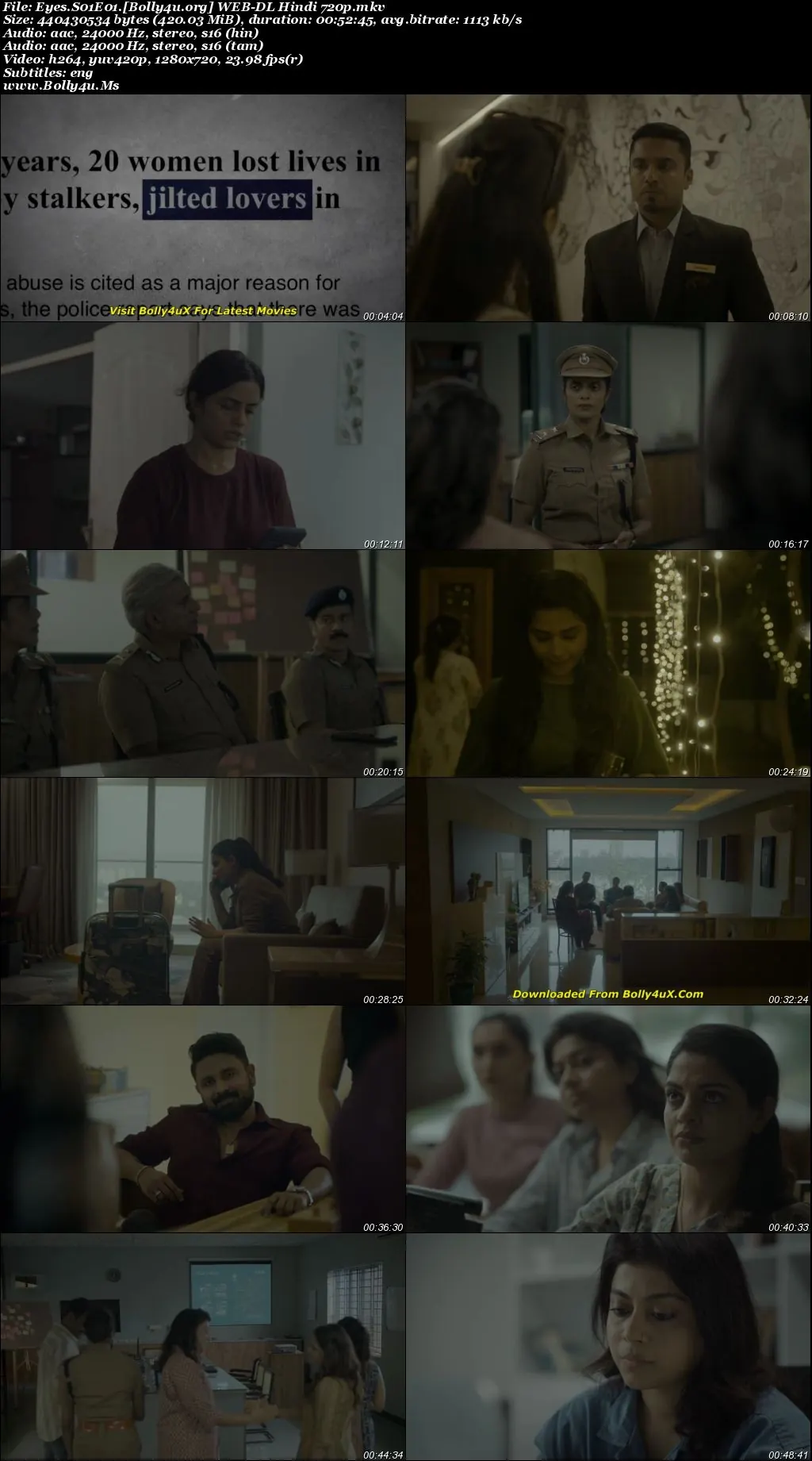 Eyes 2026 WEB-DL Hindi S01 Complete Download 720p  480p