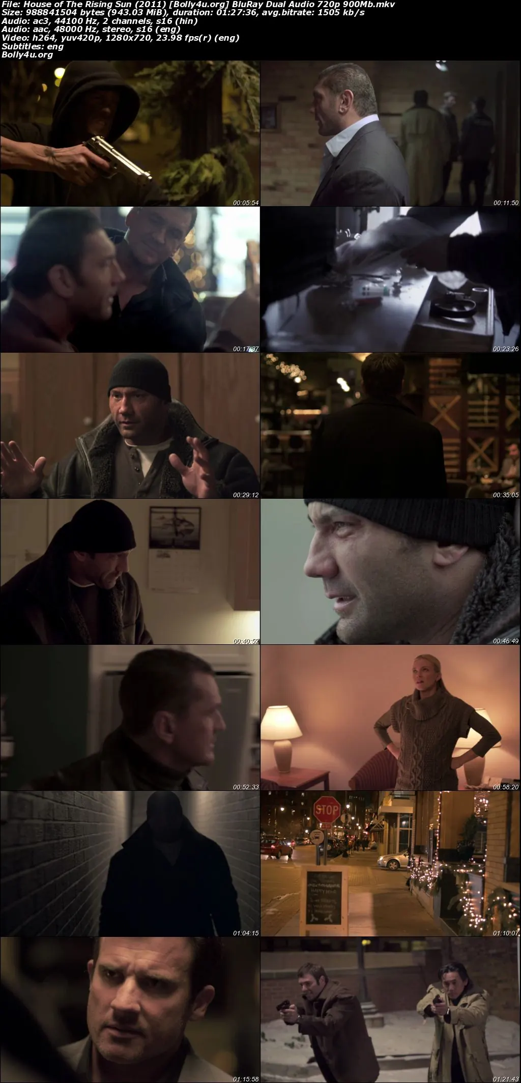 House of The Rising Sun 2011 BluRay Hindi Dual Audio Full Movie Download 720p  480p