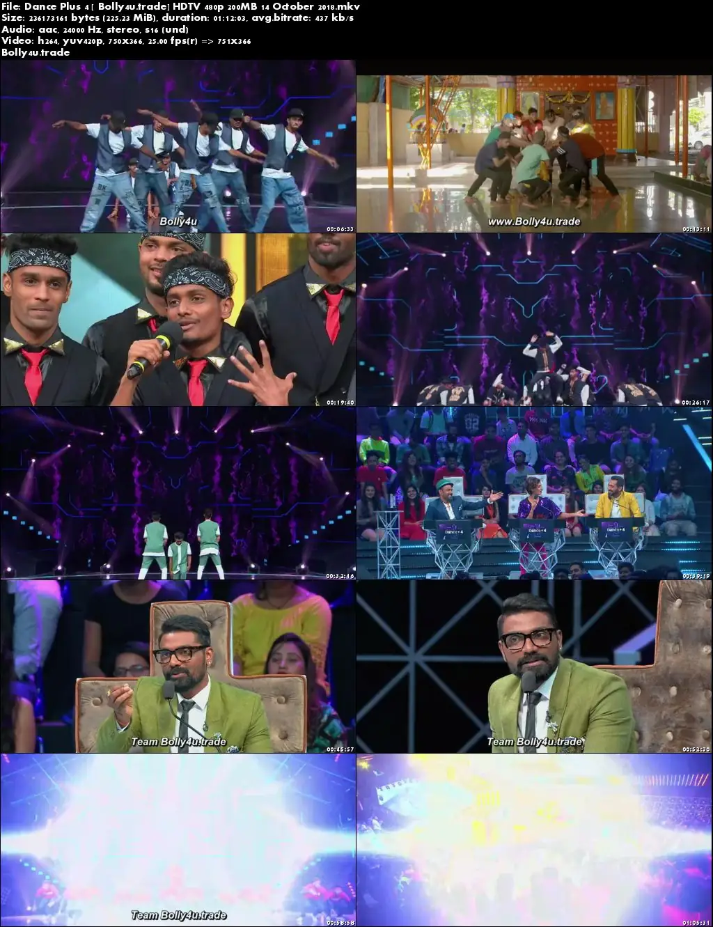 Dance Plus Season 4 HDTV 480p 200MB 480p 14 October 2018 Download Dance Plus Season 4 HDTV 480p 200MB 480p 14 October 2018 Download