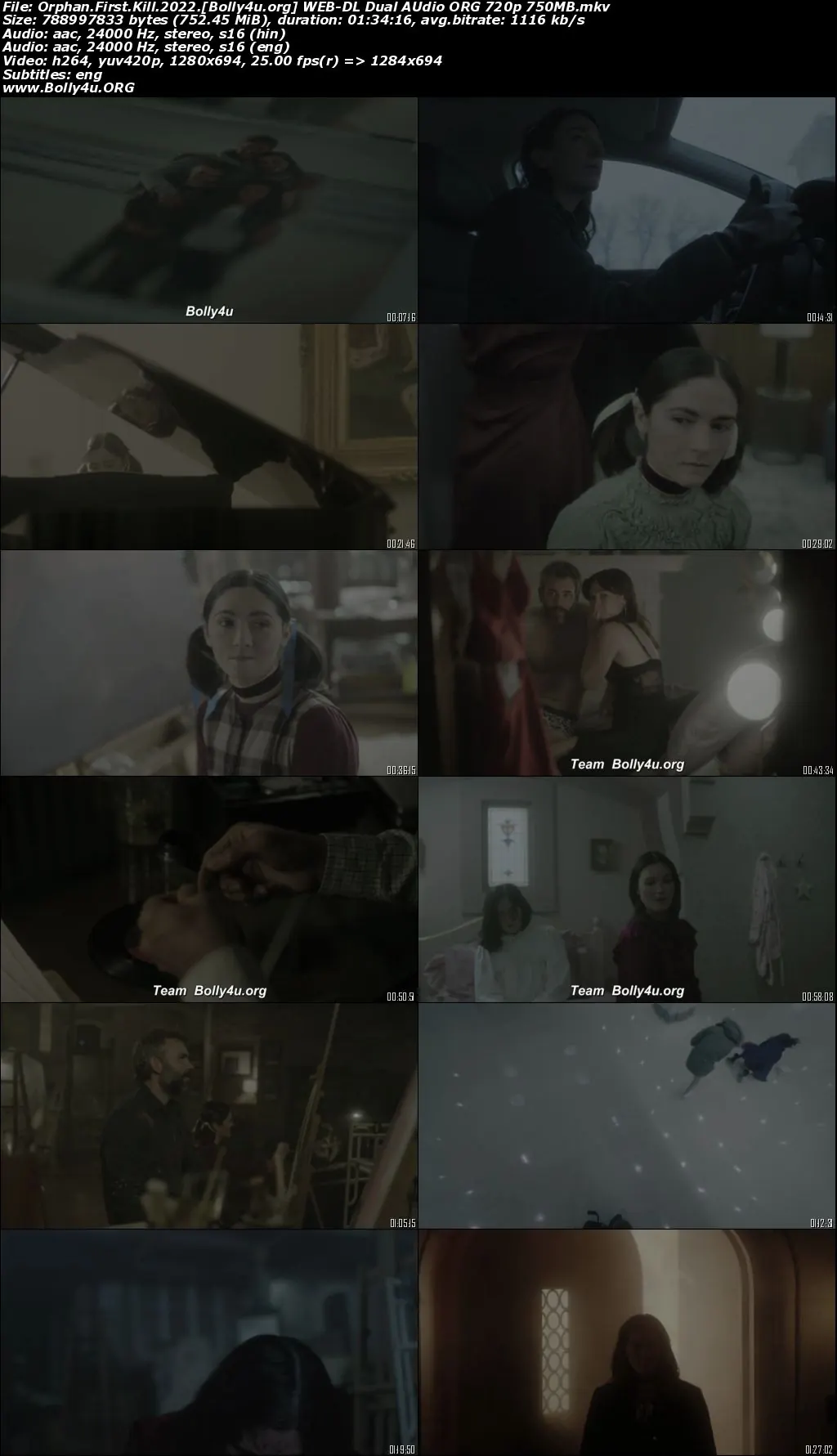 Orphan First Kill 2022 WEB-DL Hindi Dual Audio ORG Full Movie Download 1080p  720p  480p