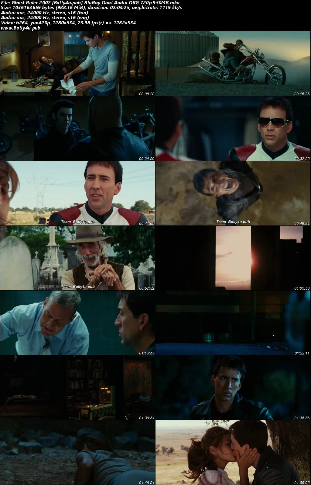Ghost Rider 2007 BluRay Hindi Dual Audio ORG Full Movie Download 1080p  720p  480p