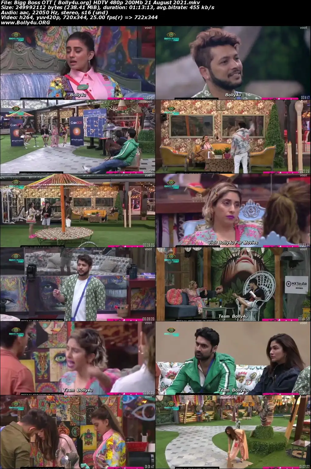 Bigg Boss OTT HDTV 480p 200Mb 21 August 2021 Download