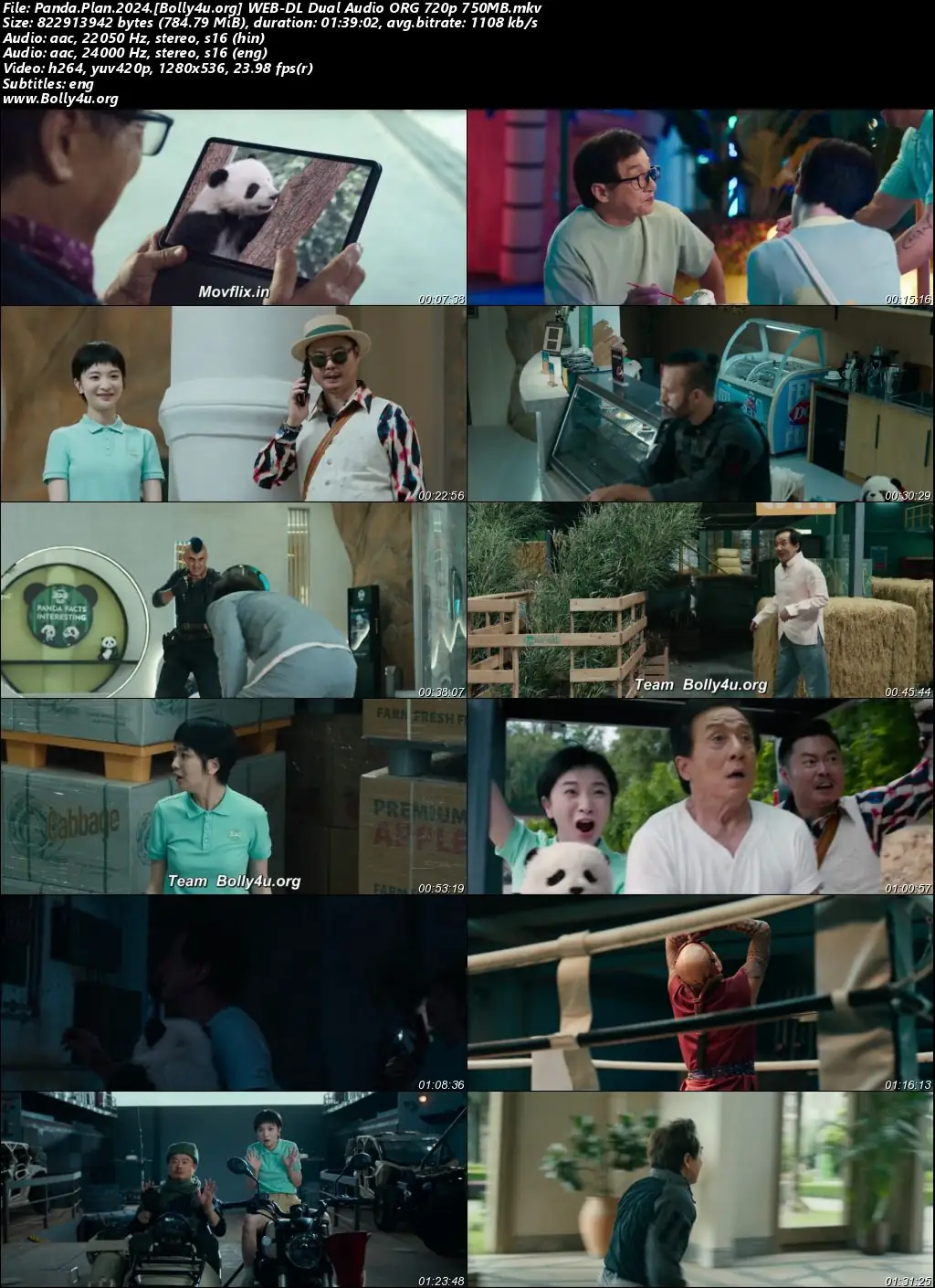 Panda Plan 2024 WEB-DL Hindi Dual Audio ORG Full Movie Download 1080p  720p  480p