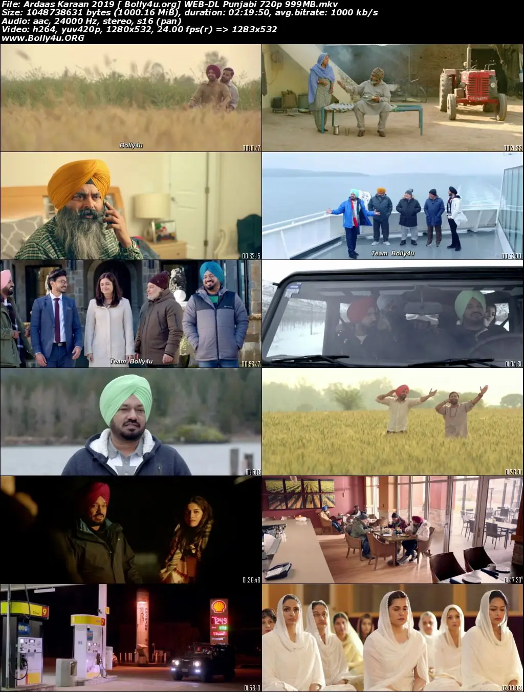 Ardaas Karaan 2019 WEB-DL 999Mb Punjabi Movie Download 720p