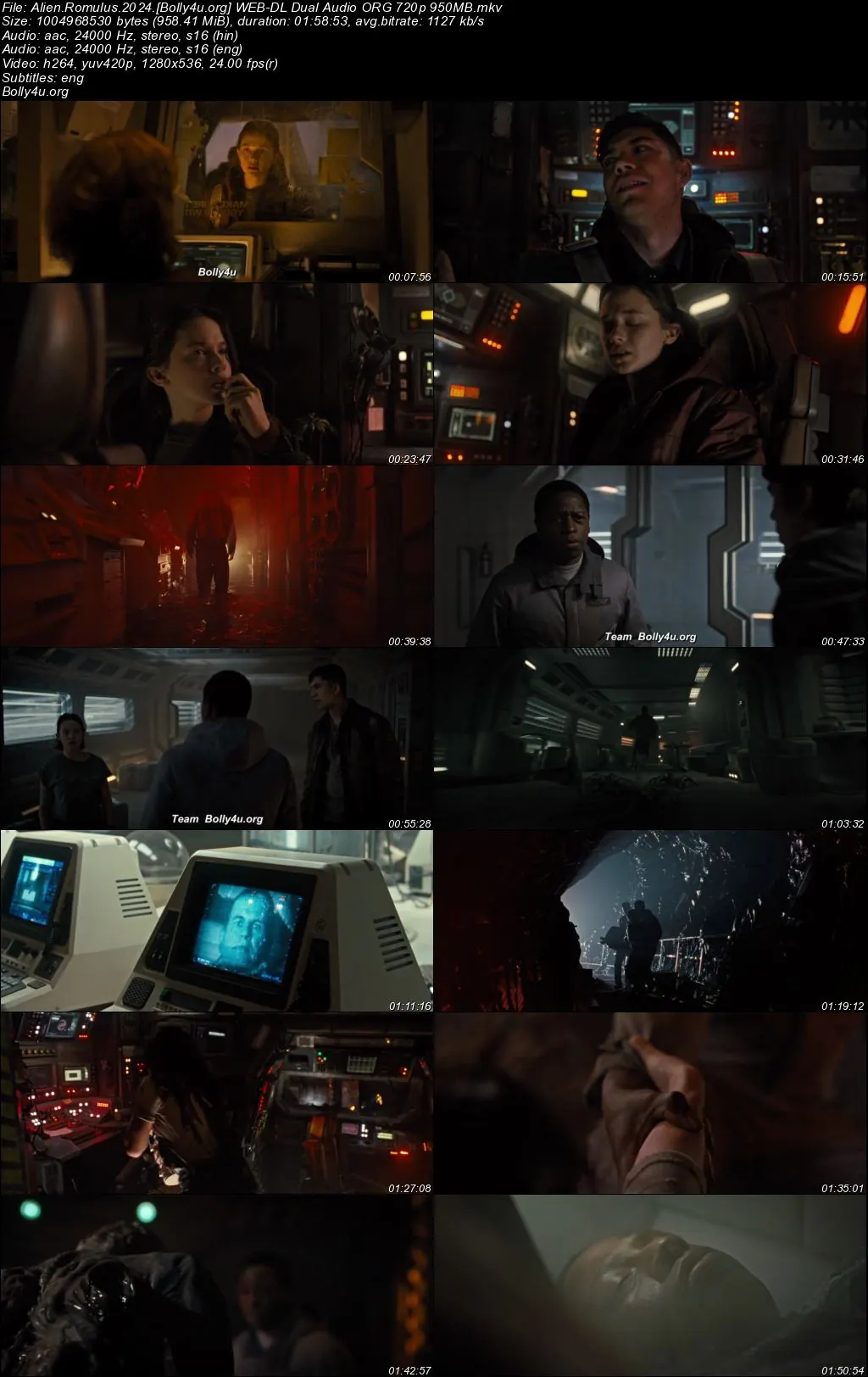 Alien Romulus 2024 WEB-DL Hindi Dual Audio ORG Full Movie Download 1080p  720p  480p