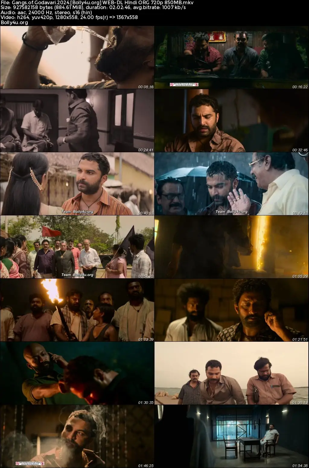 Gangs Of Godavari 2024 WEB-DL Hindi Dubbed ORG Full Movie Download 1080p  720p  480p