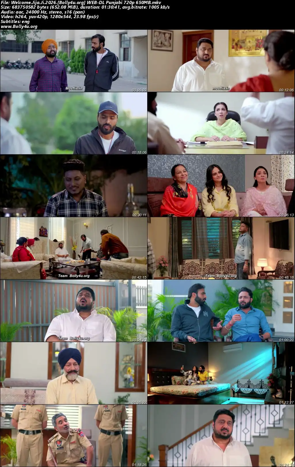 Welcome Jija Ji 2026 WEB-DL Punjabi Full Movie Download 1080p  720p  480p