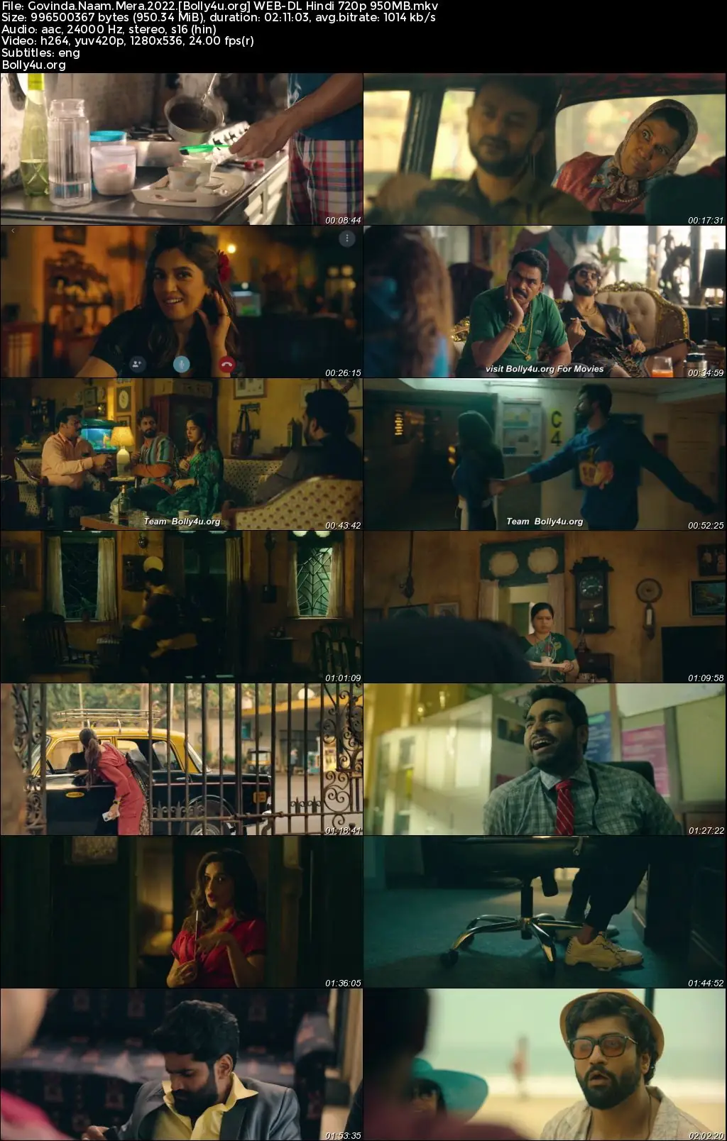 Govinda Naam Mera 2022 WEB-DL Hindi Full Movie Download 1080p  720p  480p