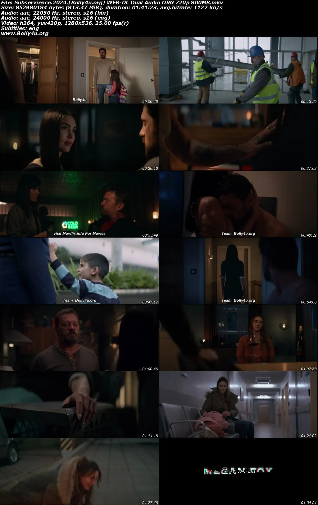 Subservience 2024 WEB-DL Hindi Dual Audio ORG Full Movie Download 1080p  720p  480p