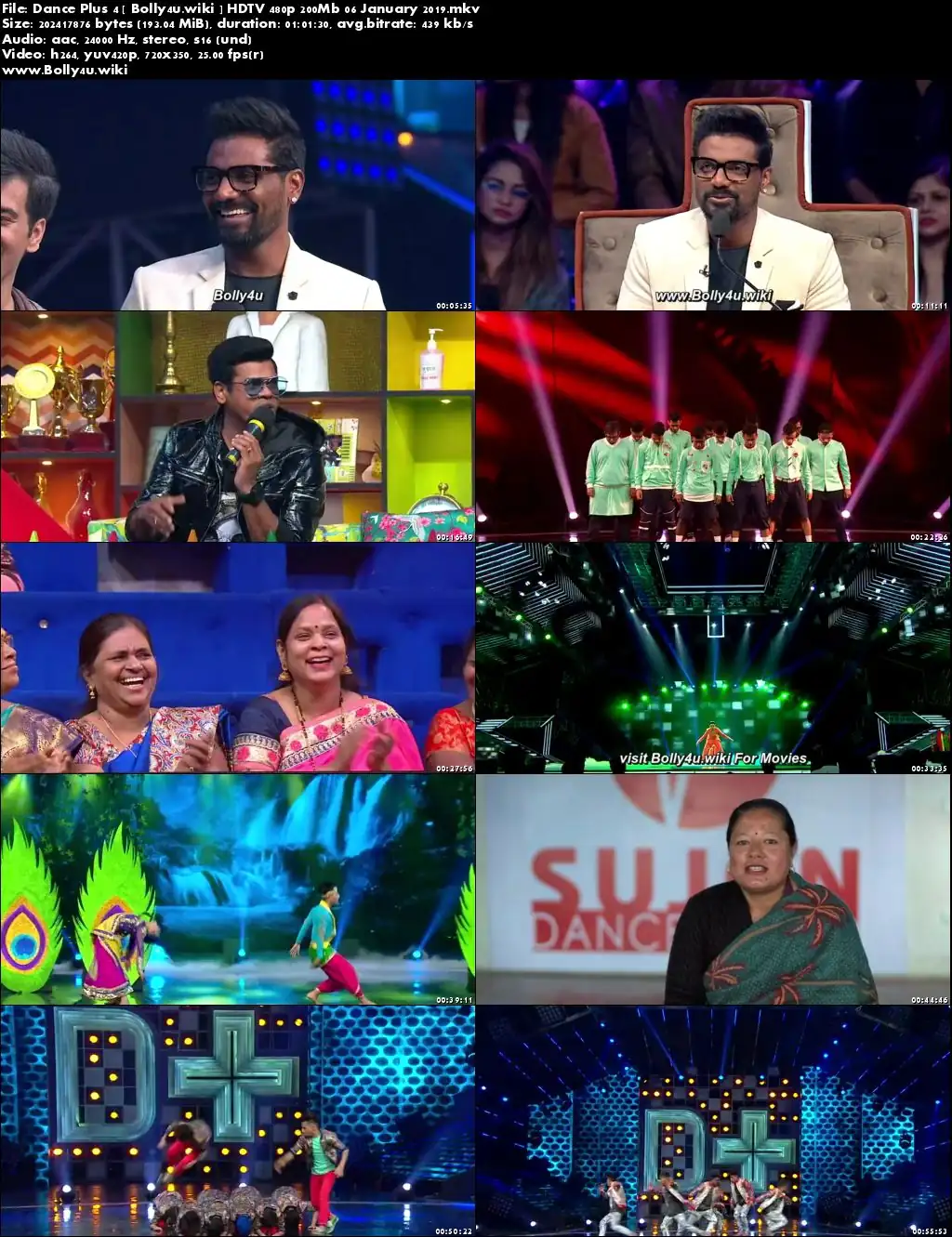 Dance Plus Season 4 HDTV 480p 200MB 06 January 2019 Download Dance Plus Season 4 HDTV 480p 200MB 06 January 2019 Download