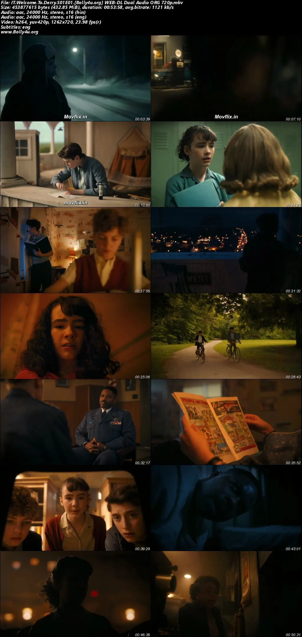 IT Welcome To Derry 2025 WEB-DL Hindi Dual Audio ORG S01 Complete Download 720p  480p