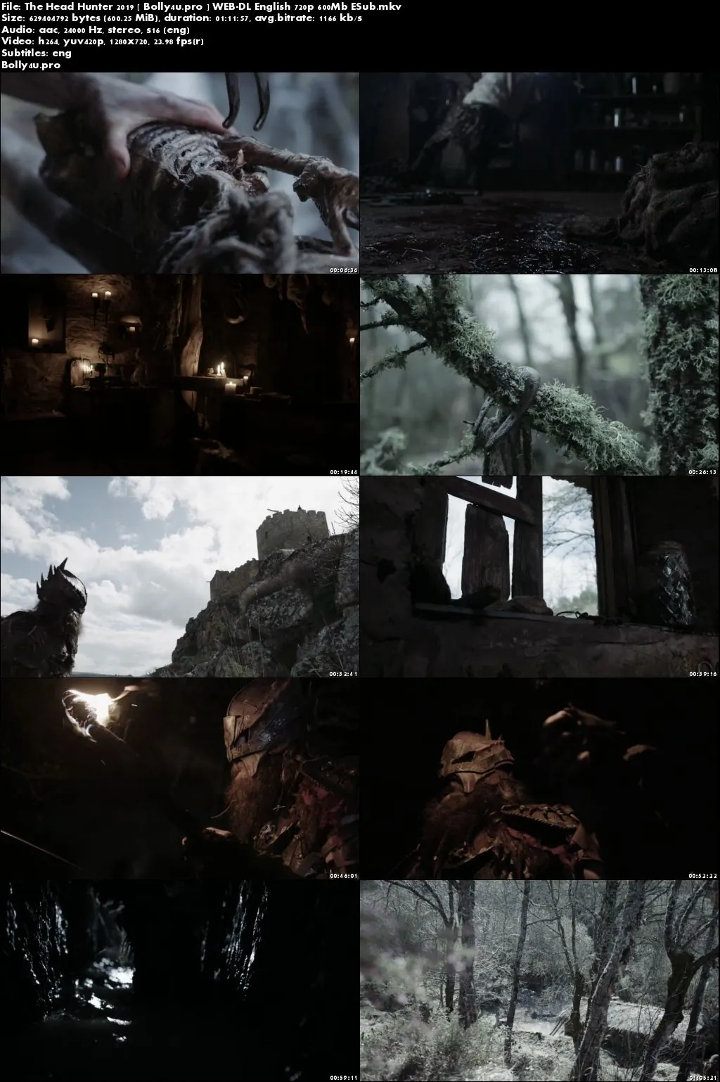 The Head Hunter 2019 WEB-DL 600Mb English 720p ESub Download