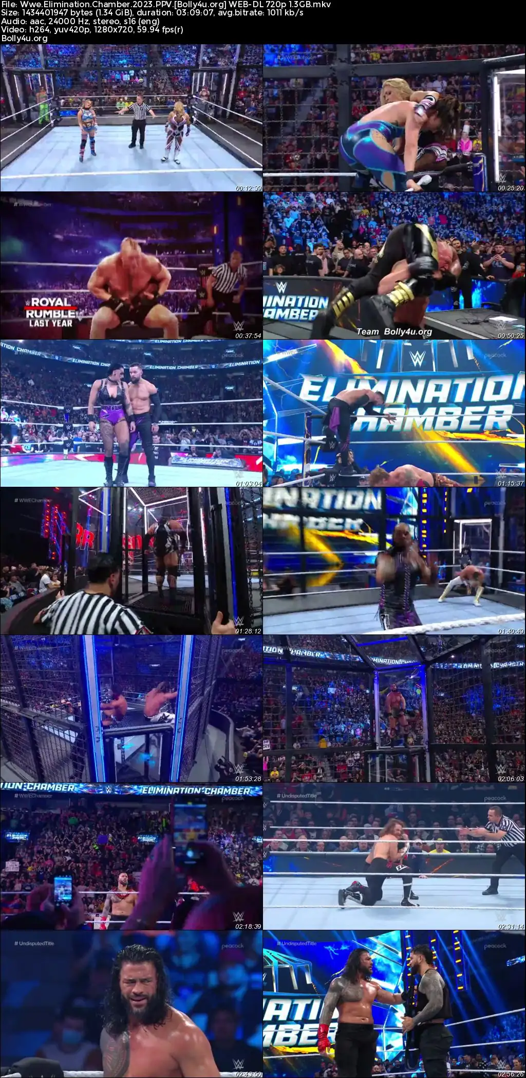 WWE Elimination Chamber 2023 WEB-DL PPV 1080p  720p  480p Download