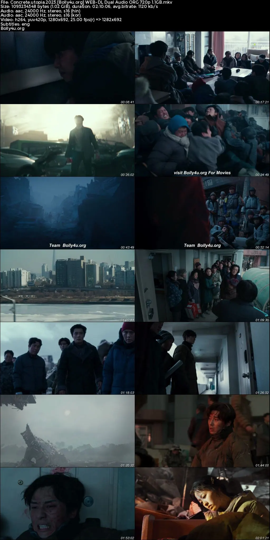 Concrete Utopia 2023 WEB-DL Hindi Dual Audio ORG Full Movie Download 1080p  720p  480p