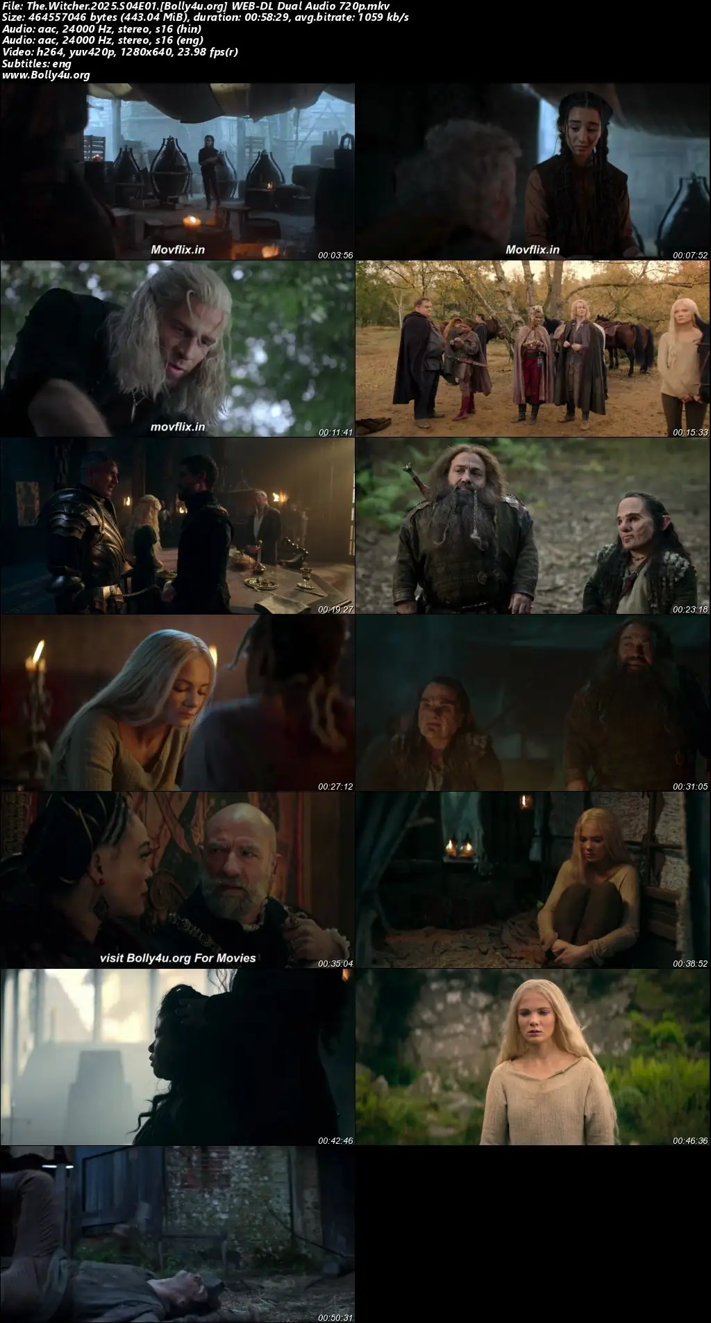 The Witcher 2025 WEB-DL Hindi Dual Audio ORG S04 Complete Download 720p  480p