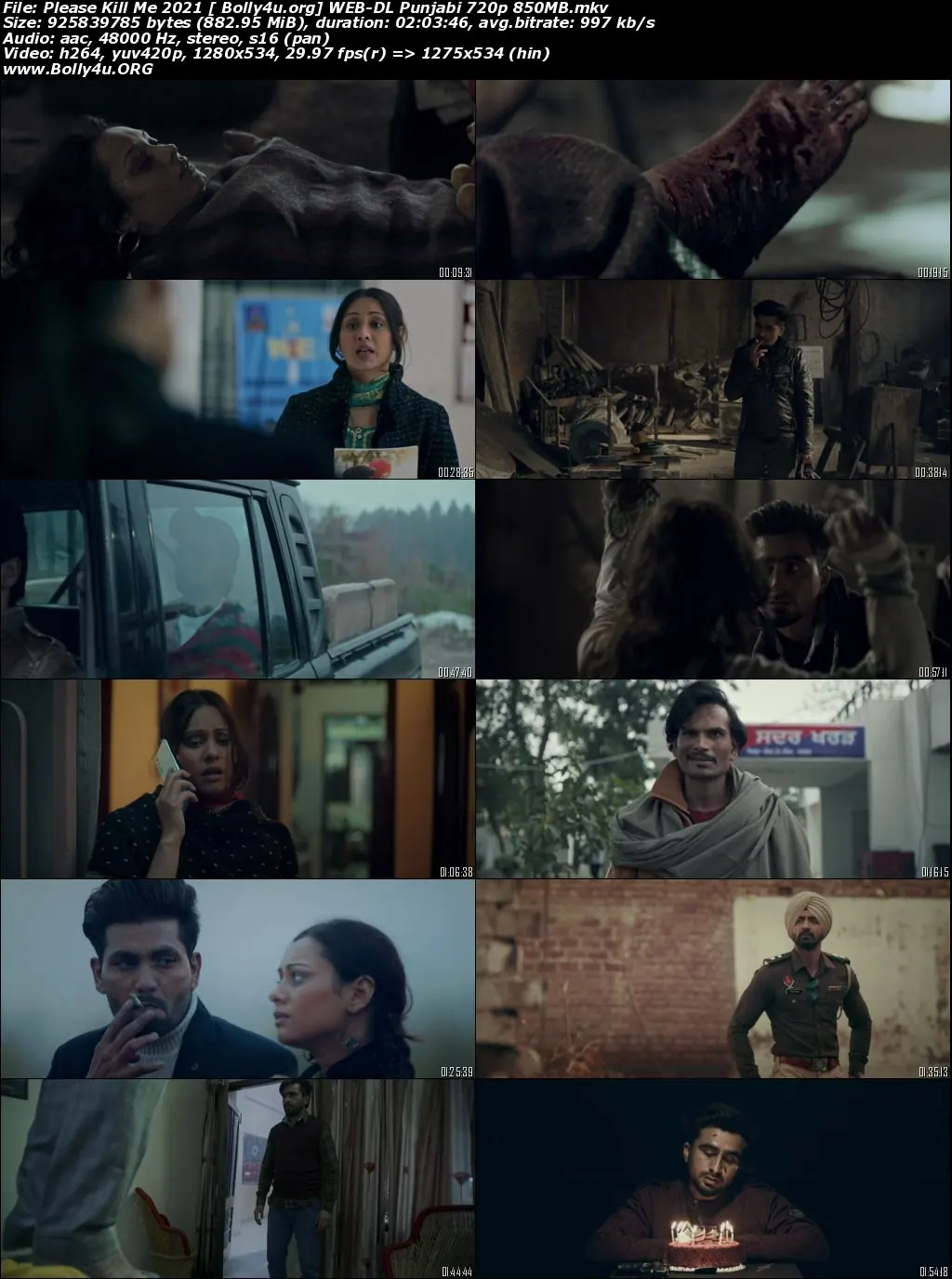 Please Kill Me 2021 WEB-DL 850Mb Punjabi Movie Download 720p
