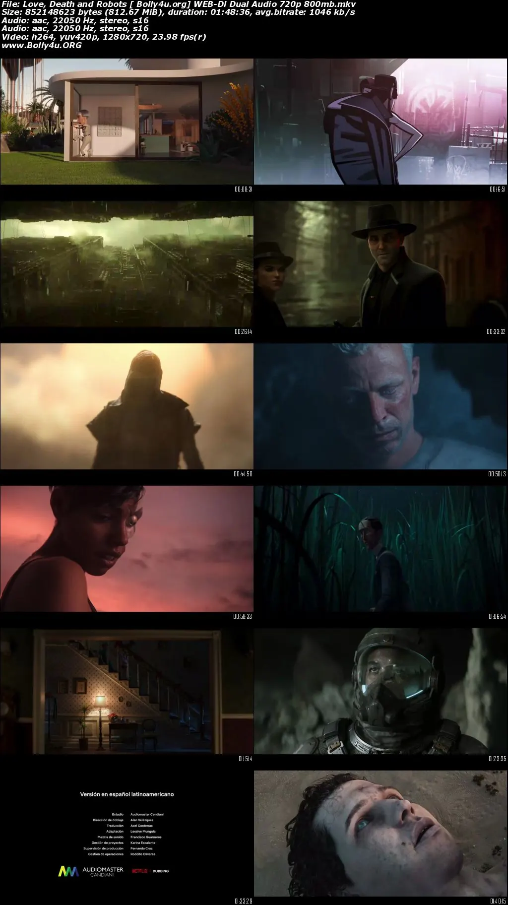 Love Death and Robots WEB-DL 800Mb Hindi Dual Audio S02 Download 720p